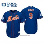 Maglia Baseball Uomo New York Mets Brandon Nimmo Cool Base Allenamento Primaverile 2019 Blu