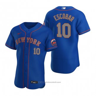 Maglia Baseball Uomo New York Mets Eduardo Escobar Autentico Blu