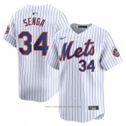 Maglia Baseball Uomo New York Mets Kodai Senga Home Limited Bianco