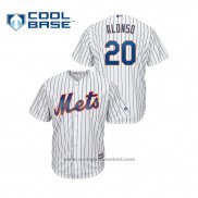 Maglia Baseball Uomo New York Mets Pete Alonso Cool Base Home Bianco