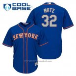Maglia Baseball Uomo New York Mets Steven Matz 32 Blu Alternato Cool Base