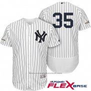 Maglia Baseball Uomo New York Yankees 2017 Postseason Michael Pineda Bianco Flex Base