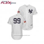 Maglia Baseball Uomo New York Yankees Aaron Judge 2018 Stars & Stripes Flex Base Bianco