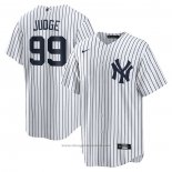 Maglia Baseball Uomo New York Yankees Aaron Judge Primera Replica Bianco