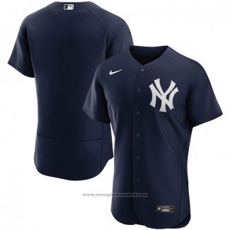 Maglia Baseball Uomo New York Yankees Alternato Autentico Blu