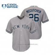 Maglia Baseball Uomo New York Yankees Andrew Mccutchen Cool Base Road Grigio
