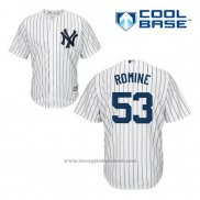 Maglia Baseball Uomo New York Yankees Austin Romine 53 Bianco Home Cool Base