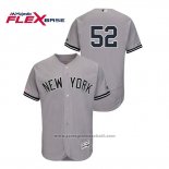 Maglia Baseball Uomo New York Yankees C.c. Sabathia 150 Anniversario Flex Base Grigio