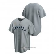 Maglia Baseball Uomo New York Yankees Cooperstown Collection Grigio