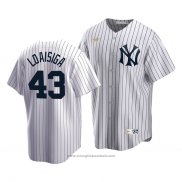 Maglia Baseball Uomo New York Yankees Jonathan Loaisiga Cooperstown Collection Primera Bianco