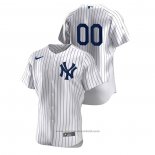 Maglia Baseball Uomo New York Yankees Personalizzate Authentic Bianco