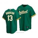 Maglia Baseball Uomo Oakland Athletics Luis Barrera Kelly Replica Alternato Verde