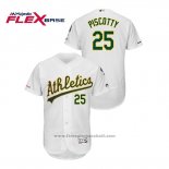 Maglia Baseball Uomo Oakland Athletics Stephen Piscotty 150 Anniversario Autentico Flex Base Bianco