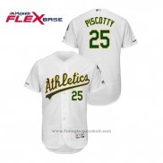 Maglia Baseball Uomo Oakland Athletics Stephen Piscotty 150 Anniversario Autentico Flex Base Bianco