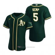 Maglia Baseball Uomo Oakland Athletics Tony Kemp Autentico Alternato Verde