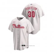 Maglia Baseball Uomo Philadelphia Phillies David Robertson Replica Home Bianco