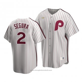 Maglia Baseball Uomo Philadelphia Phillies Jean Segura Cooperstown Collection Primera Bianco