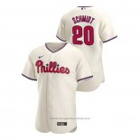 Maglia Baseball Uomo Philadelphia Phillies Mike Schmidt Autentico 2020 Alternato Crema