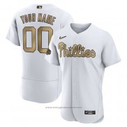 Maglia Baseball Uomo Philadelphia Phillies Personalizzate 2022 All Star Autentico Bianco