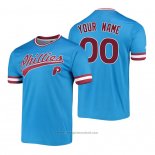 Maglia Baseball Uomo Philadelphia Phillies Personalizzate Cooperstown Collection Stitches Blu