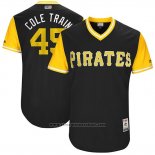 Maglia Baseball Uomo Pittsburgh Pirates 2017 Little League World Series Gerrit Cole Nero