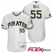 Maglia Baseball Uomo Pittsburgh Pirates Josh Bell Bianco 2018 Home Alternato Flex Base