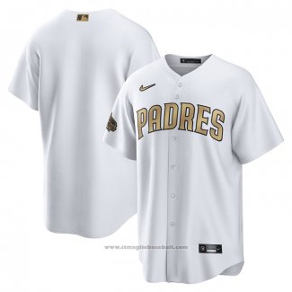 Maglia Baseball Uomo San Diego Padres 2022 All Star Replica Bianco