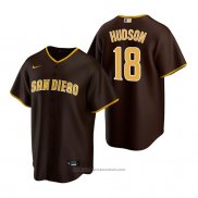 Maglia Baseball Uomo San Diego Padres Daniel Hudson Replica Road Marrone