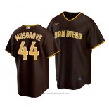 Maglia Baseball Uomo San Diego Padres Joe Musgrove Replica Road Marrone