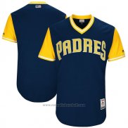 Maglia Baseball Uomo San Diego Padres Players Weekend 2017 Personalizzate Blu