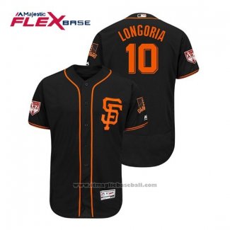 Maglia Baseball Uomo San Francisco Giants Evan Longoria Flex Base Allenamento Primaverile 2019 Nero