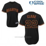Maglia Baseball Uomo San Francisco Giants Will Clark 22 Nero Fashion Cool Base