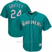 Maglia Baseball Uomo Seattle Mariners Ken Griffey Jr Crema Replica Giocatore