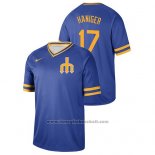 Maglia Baseball Uomo Seattle Mariners Mitch Haniger Cooperstown Collection Legend Blu