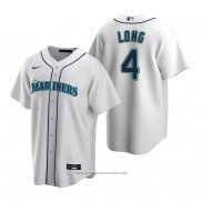 Maglia Baseball Uomo Seattle Mariners Shed Long Jr. Replica Home Bianco