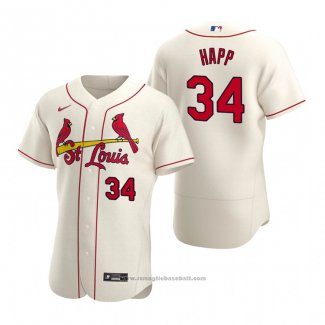 Maglia Baseball Uomo St. Louis Cardinals Roger Maris 9 Crema Alternato Cool Base