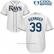 Maglia Baseball Uomo Tampa Bay Rays Kevin Kiermaier Bianco Autentico Collection Cool Base