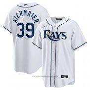 Maglia Baseball Uomo Tampa Bay Rays Kevin Kiermaier Primera Replica Bianco