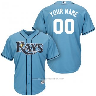 Maglia Baseball Uomo Tampa Bay Rays Personalizzate Blu2