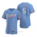 Maglia Baseball Uomo Texas Rangers Corey Seager Autentico Alternato Blu