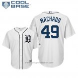 Maglia Baseball Uomo Tigers Dixon Machado Cool Base Home Bianco