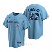 Maglia Baseball Uomo Toronto Blue Jays Chase Anderson Alternato Replica Blu