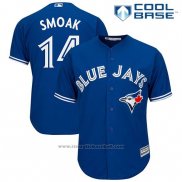 Maglia Baseball Uomo Toronto Blue Jays Justin Smoak Cool Base