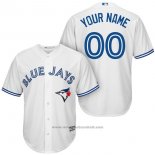 Maglia Baseball Uomo Toronto Blue Jays Personalizzate Bianco