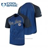 Maglia Baseball Uomo Toronto Blue Jays Personalizzate Stitches Blu