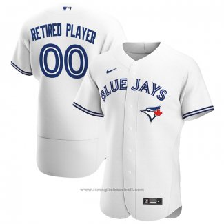 Maglia Baseball Uomo Toronto Blue Jays Primera Pick-A-player Retired Roster Autentico Bianco
