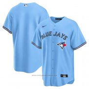 Maglia Baseball Uomo Toronto Blue Jays Replica Alternato Blu2