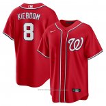 Maglia Baseball Uomo Washington Nationals Carter Kieboom Alternato Replica Rosso