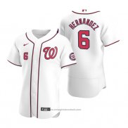 Maglia Baseball Uomo Washington Nationals Cesar Hernandez Autentico Home Bianco