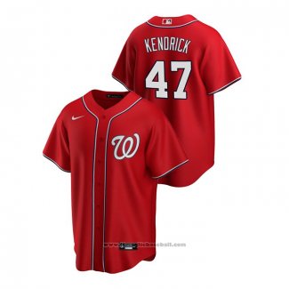 Maglia Baseball Uomo Washington Nationals Howie Kendrick Replica Alternato Rosso